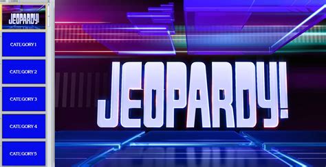 Jeopardy PowerPoint Game Template .